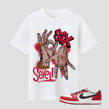 1 Retro Low OG Chicago Six Seven Premium T-shirt