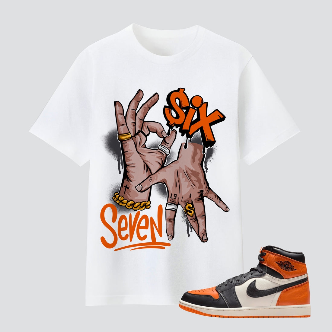 1 Retro High OG Shattered Backboard Six Seven Premium T-shirt