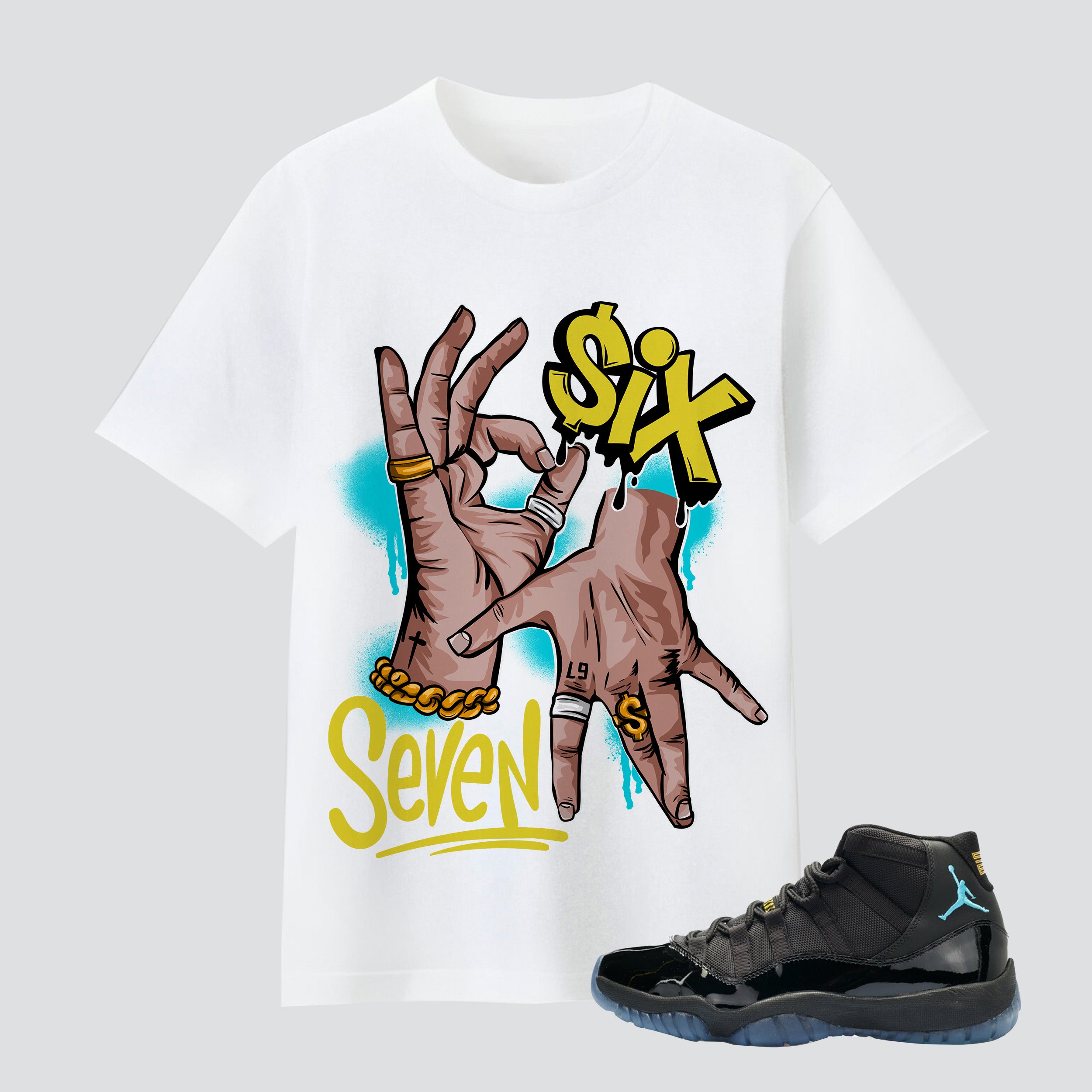 11s Gamma Blue Six Seven Premium T-shirt