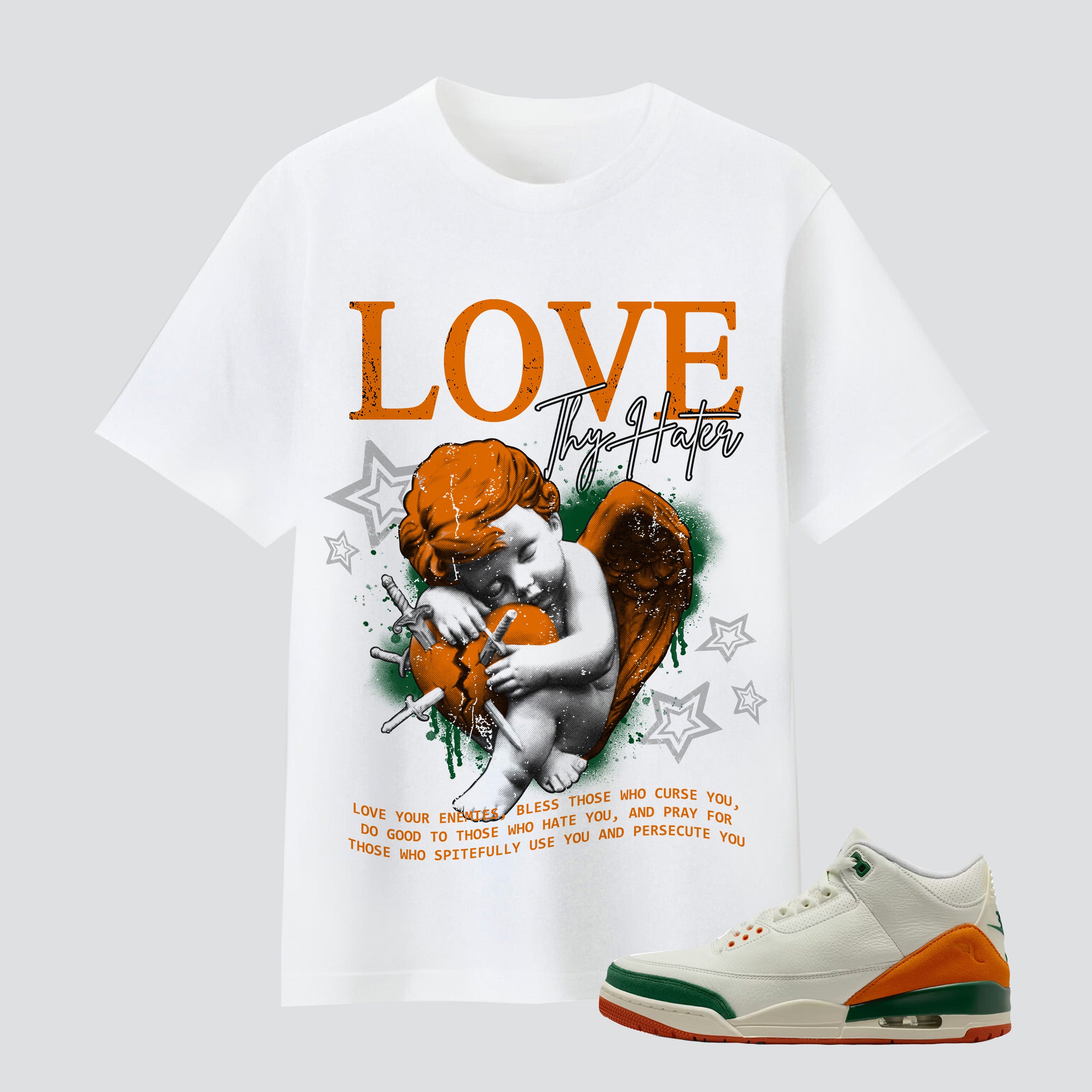 3 Retro SPSoleFly Miami Love Thy Hater Premium T-shirt