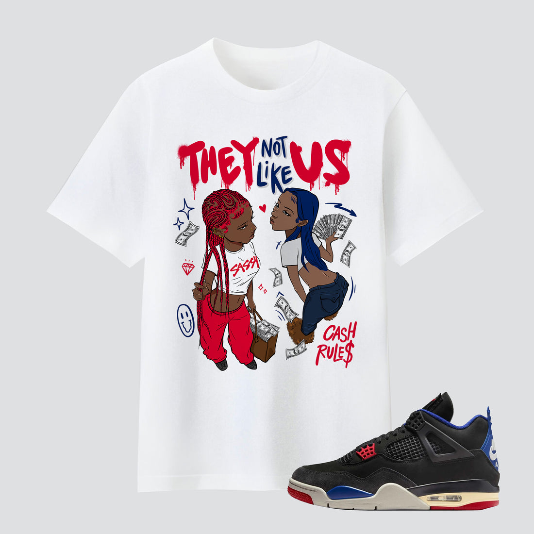 4 Retro Rare Air They Not Like Us Premium T-shirt