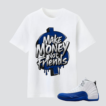 12 Blueberry Royal Make Money Not Friends Premium T-shirt