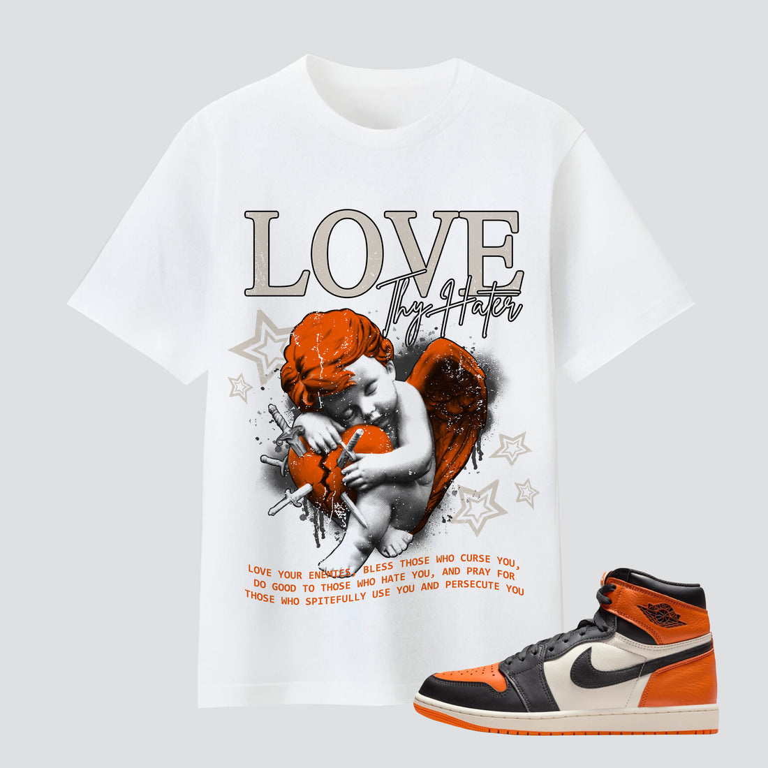 1 Retro High OG Shattered Backboard Love Thy Hater Premium T-shirt