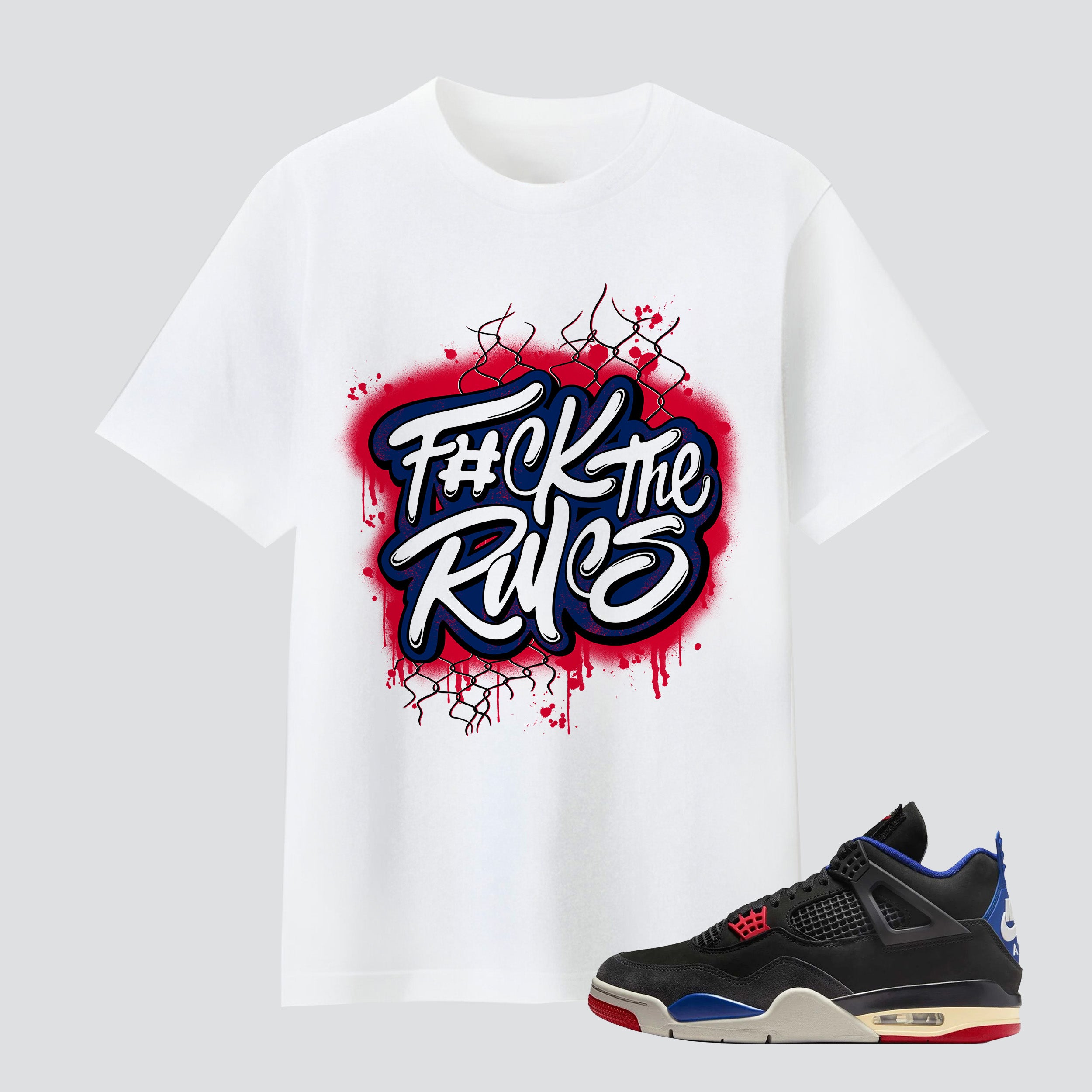 4 Retro Rare Air F#ck The Rules Premium T-shirt