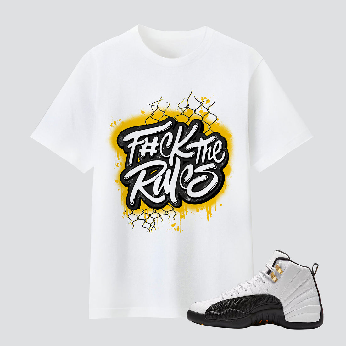 AJ 12 Taxi 2025 F#ck The Rules Premium T-shirt