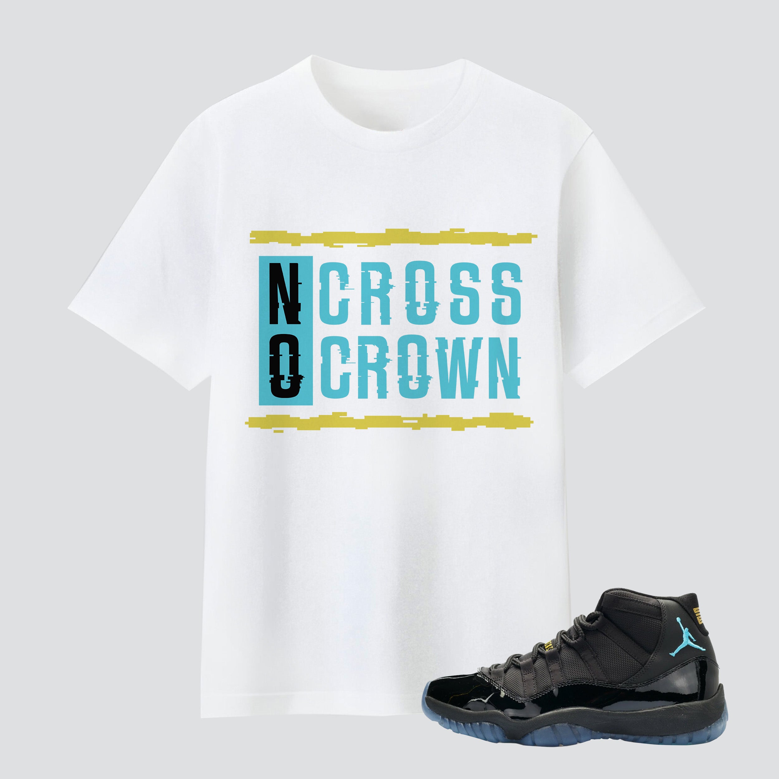11s Gamma Blue No Cross No Crown Premium T-shirt