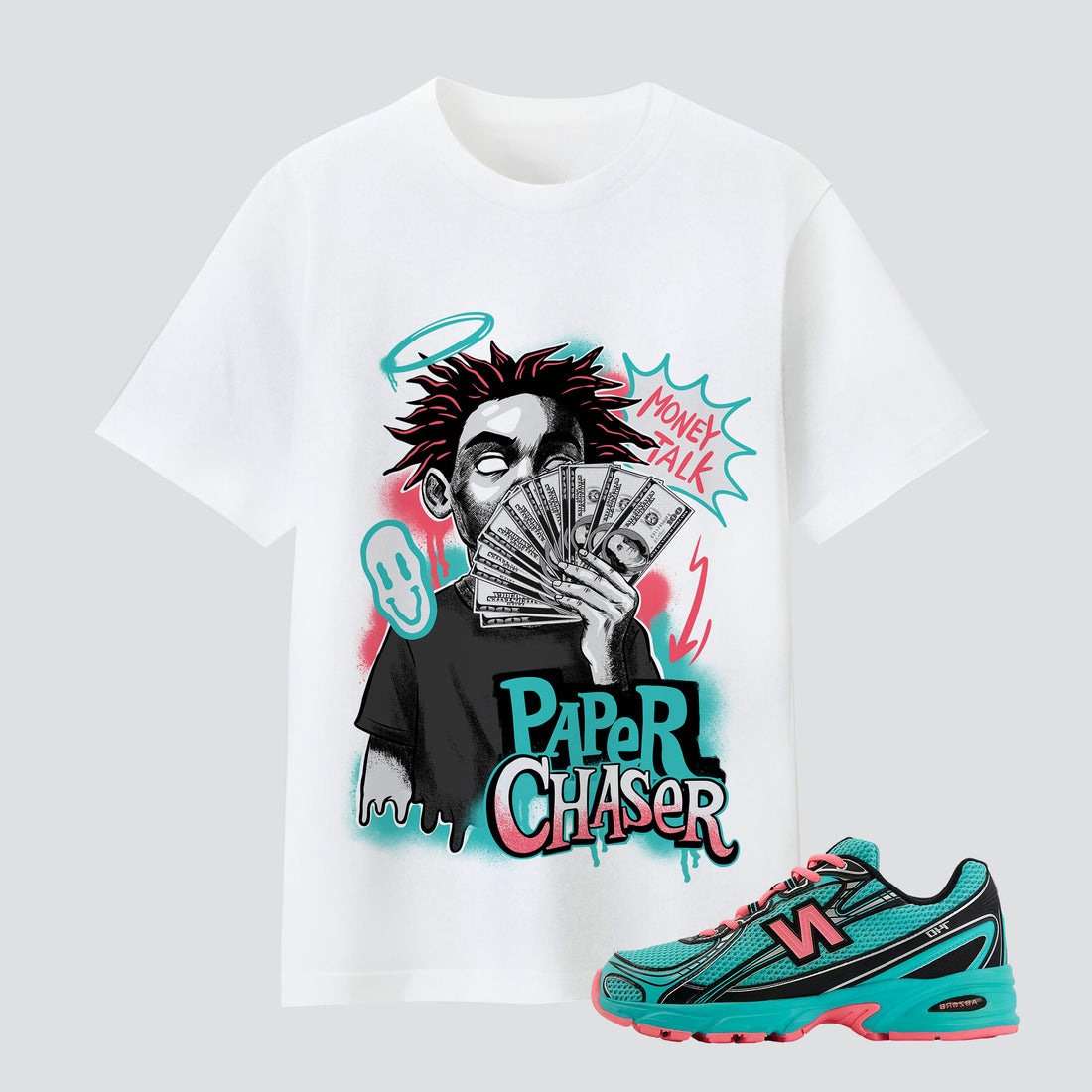 740 Cyber Jade Paper Chaser Premium T-shirt