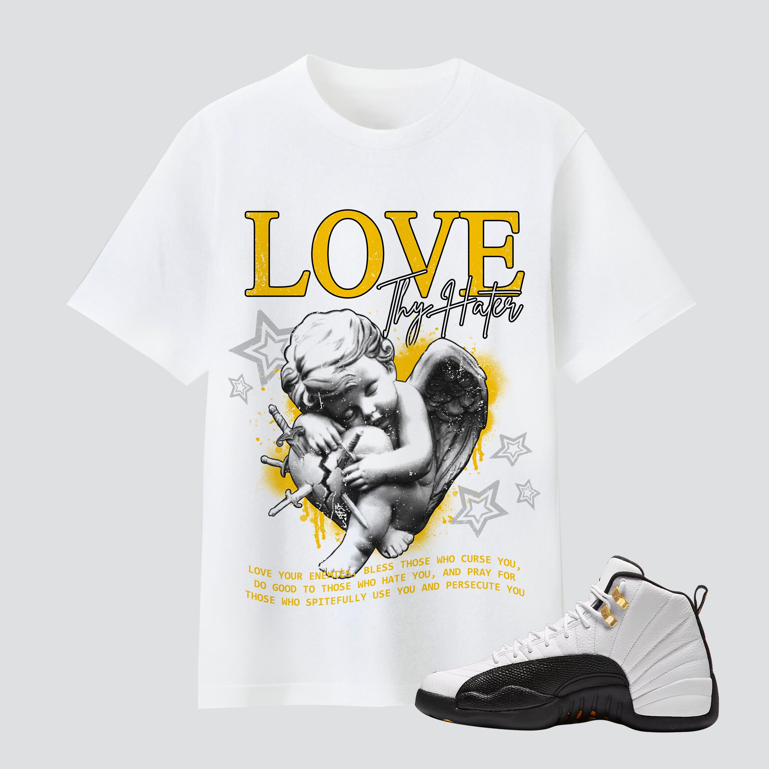 AJ 12 Taxi 2025 Love Thy Hater Premium T-shirt