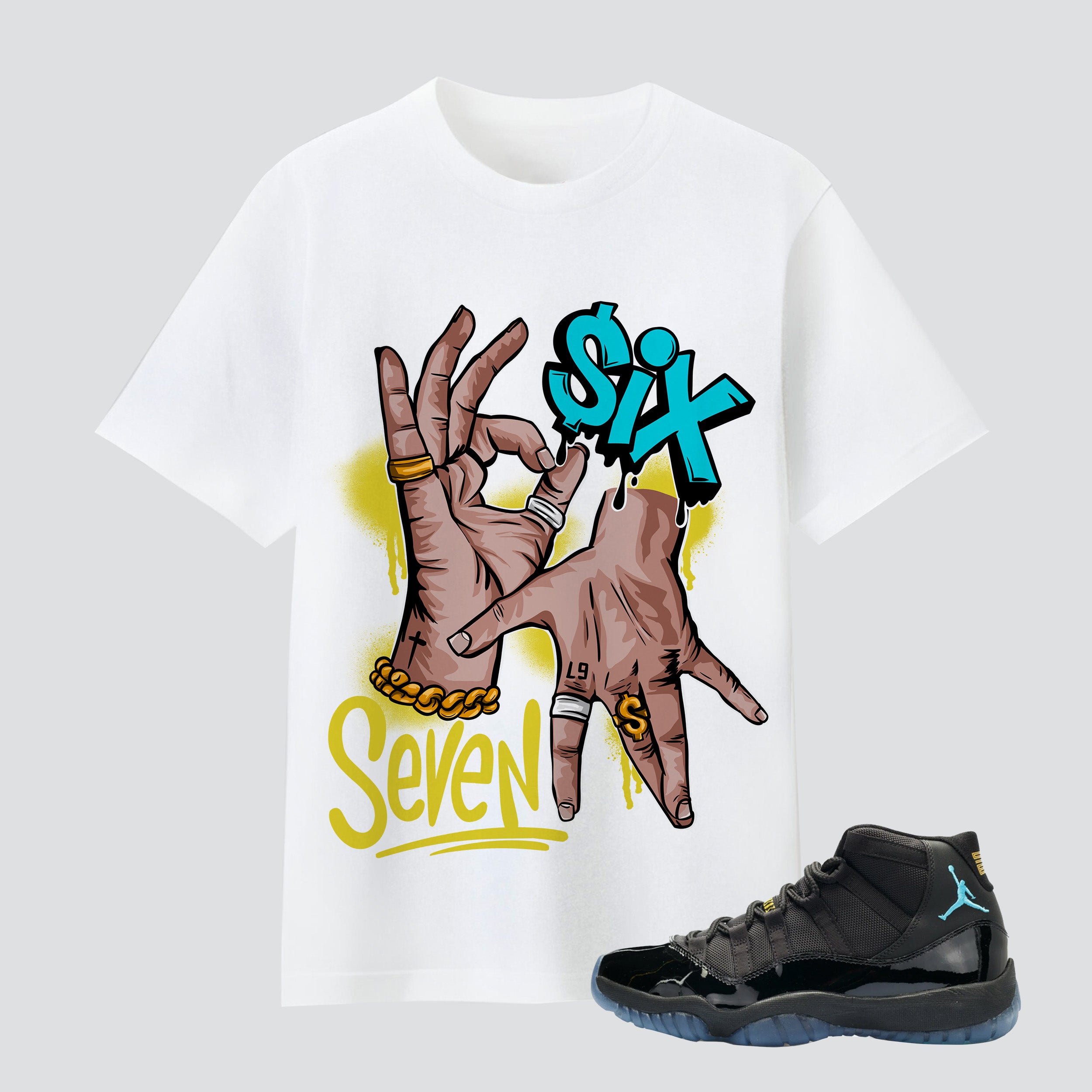 11s Gamma Blue Six Seven Premium T-shirt