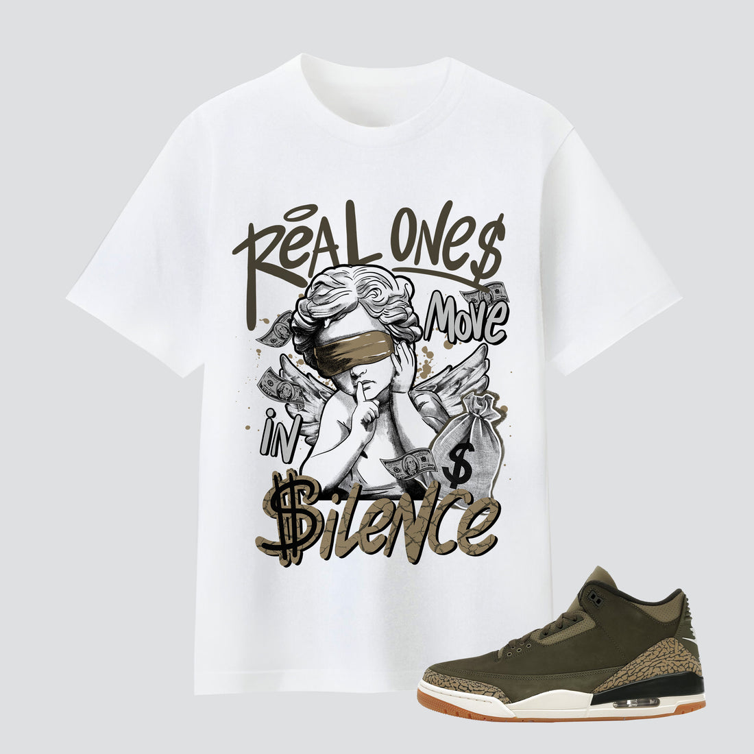 3 Retro Family Affair Real One Move In Silence Premium T-shirt