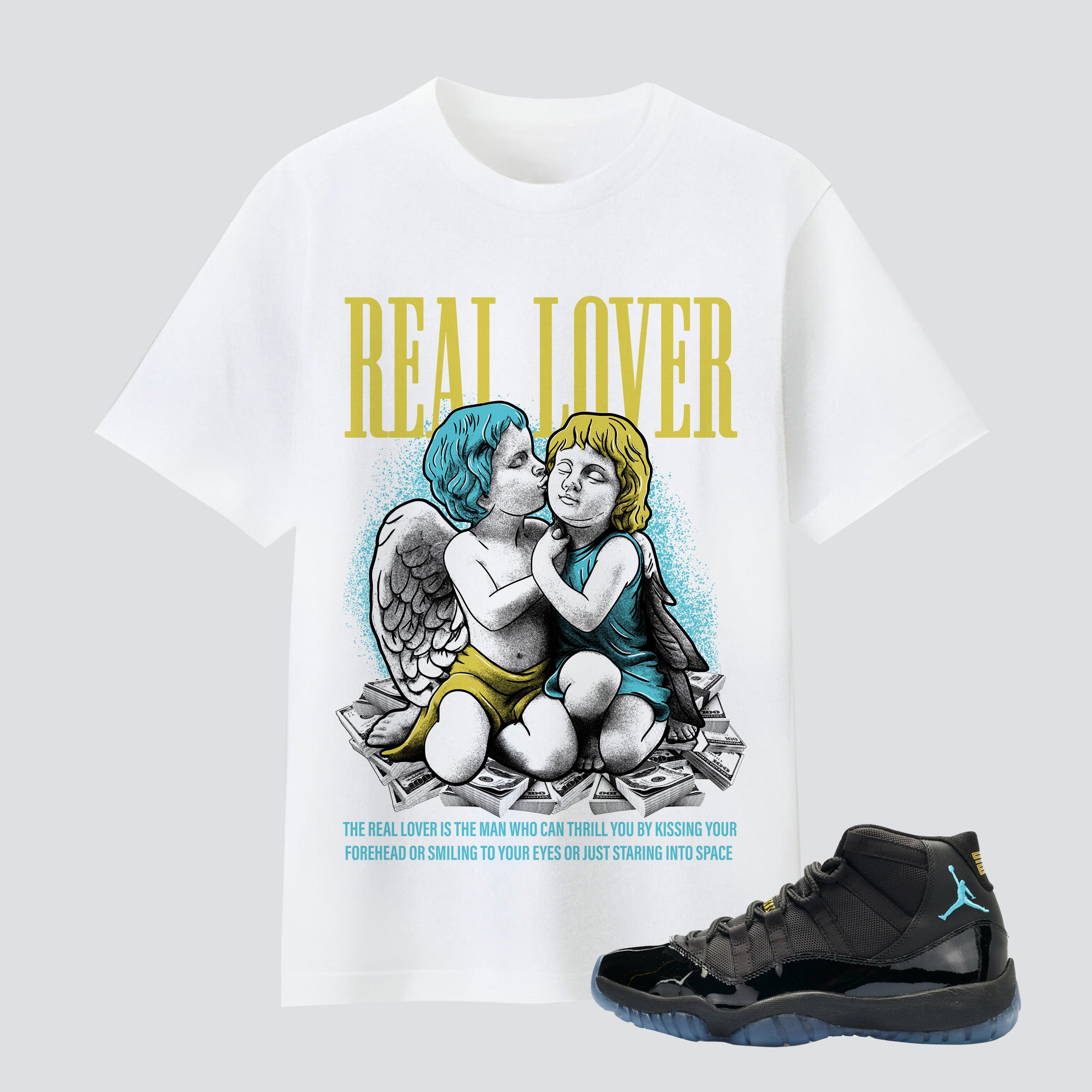 11s Gamma Blue Real Lover Premium T-shirt