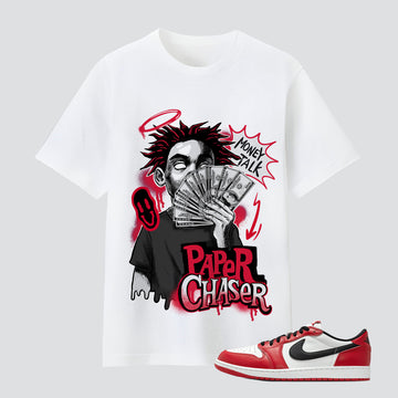 1 Retro Low OG Chicago Paper Chaser Premium T-shirt