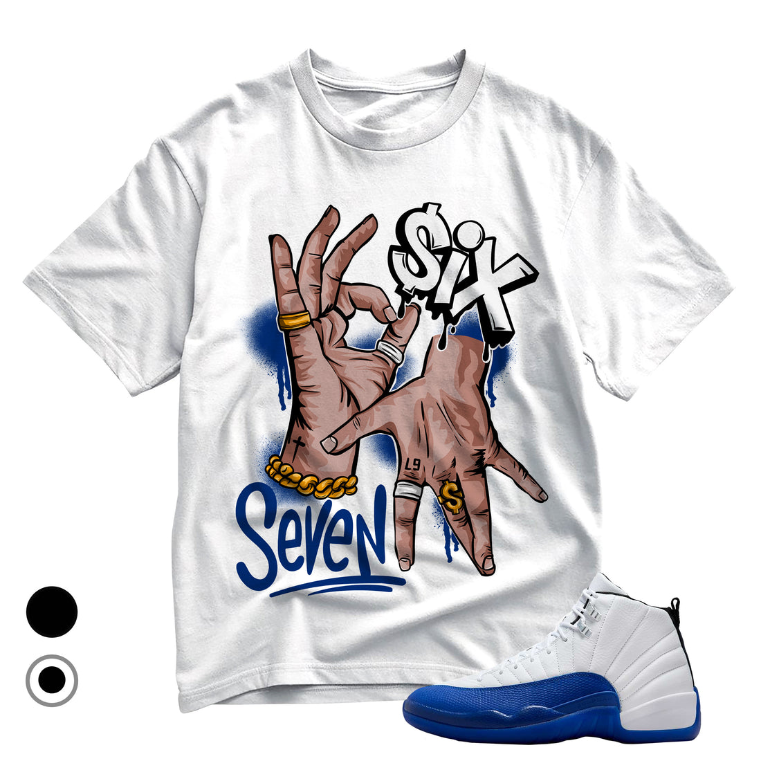 12 Blueberry Royal Six Seven Premium T-shirt