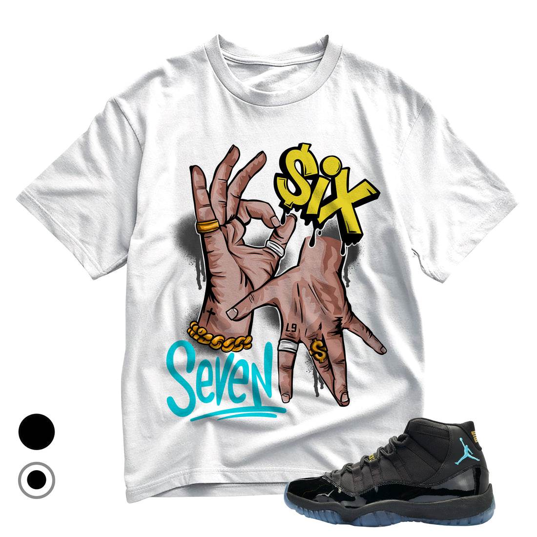 11s Gamma Blue Six Seven Premium T-shirt